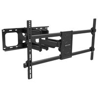 CorLiving 35in x 25in Full-Motion H-Frame TV Wall Mount in Black